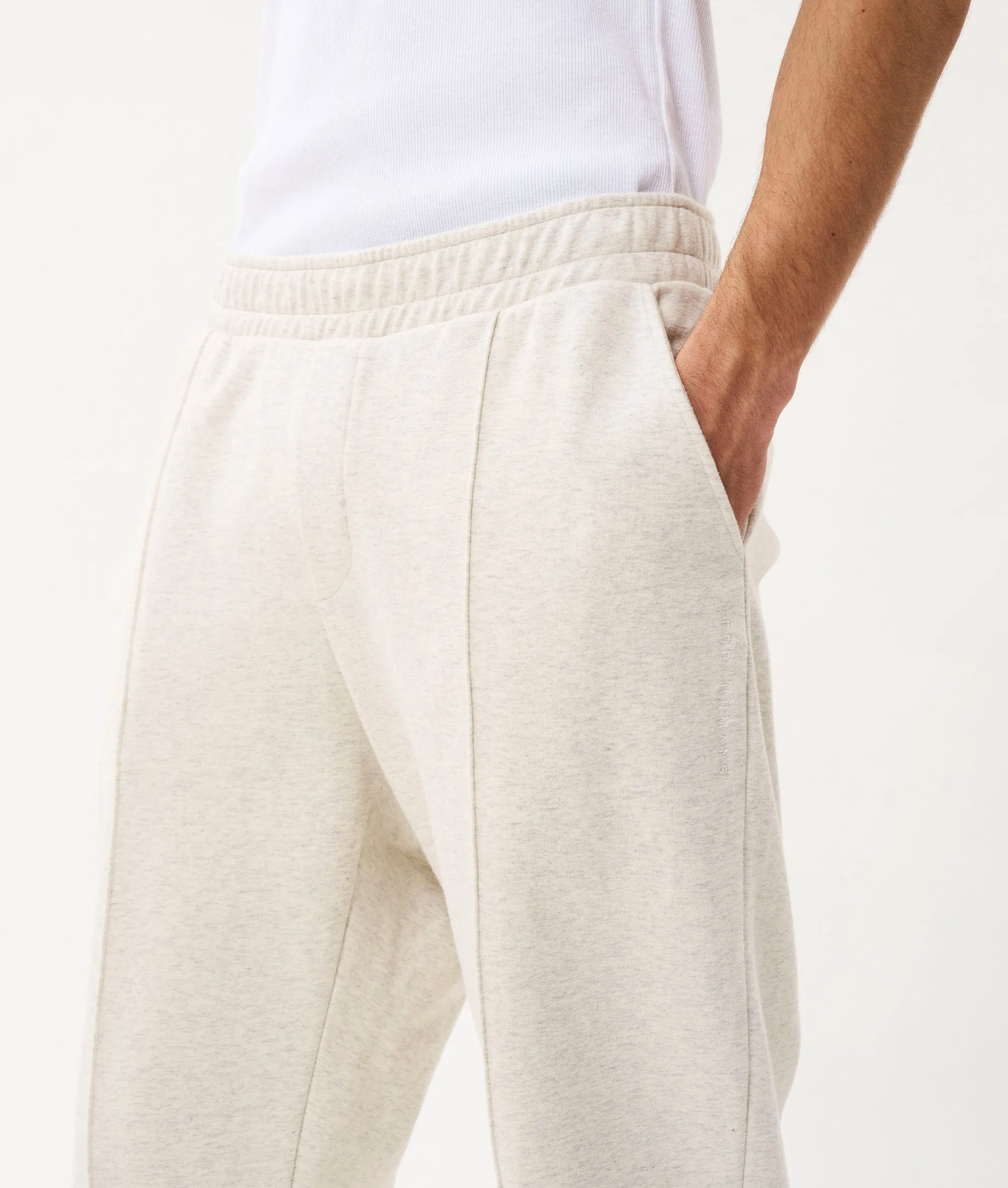 Igor jersey pants | soft white melee sold by 10days product image thumbnail 4