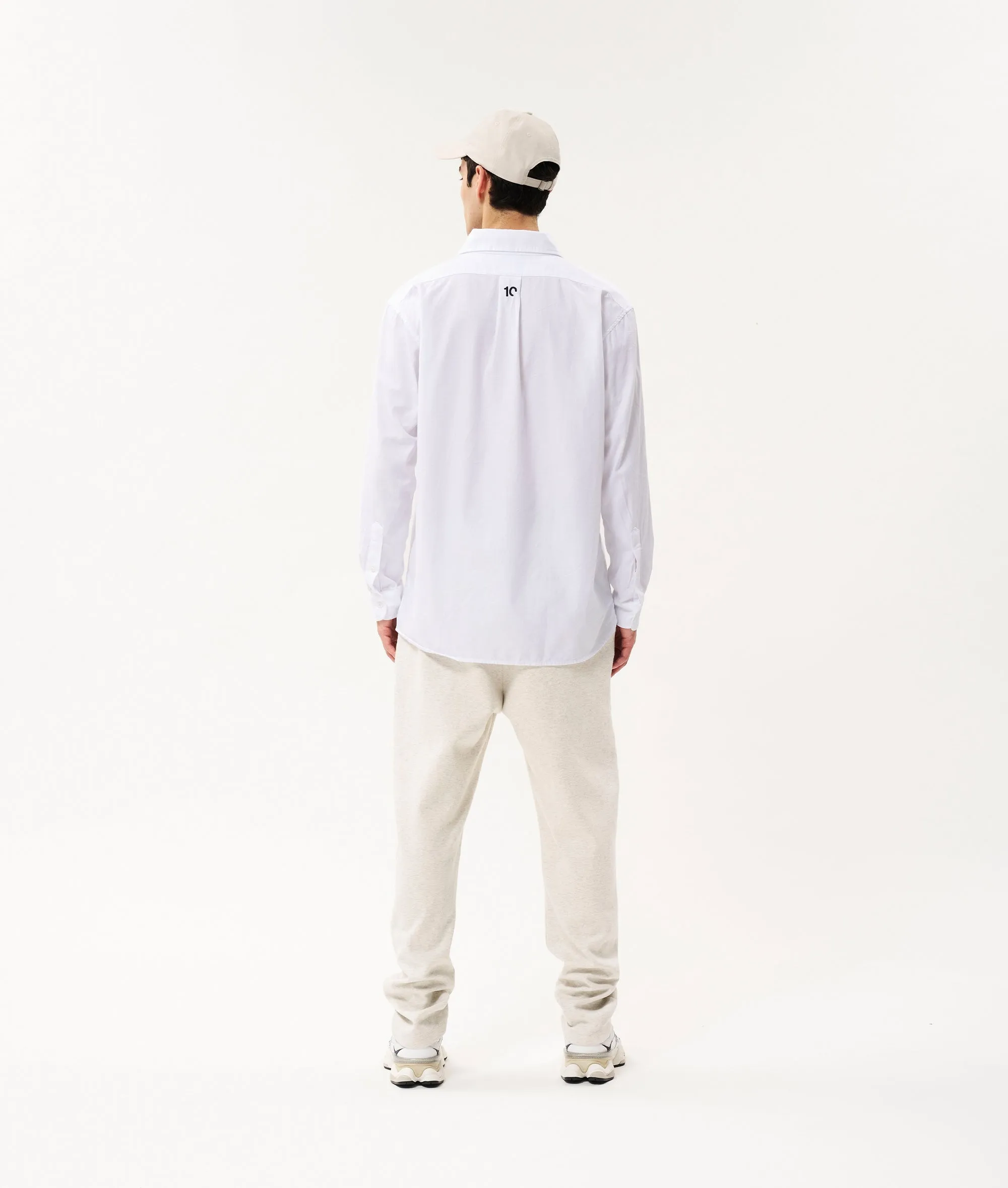 Igor jersey pants | soft white melee sold by 10days product image thumbnail 3
