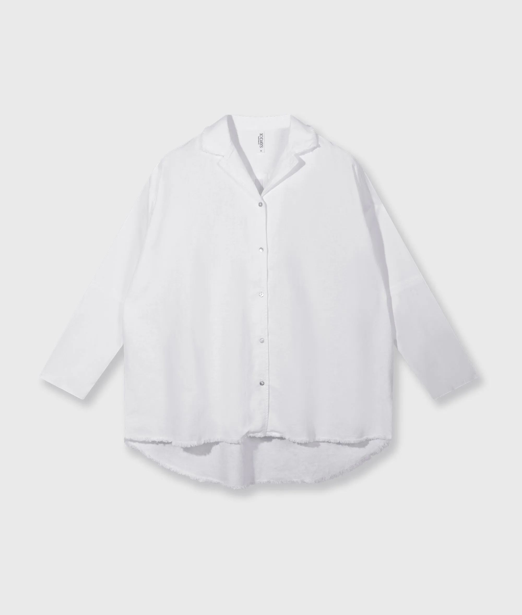 cotton linen blouse | white sold by 10days product image thumbnail 5