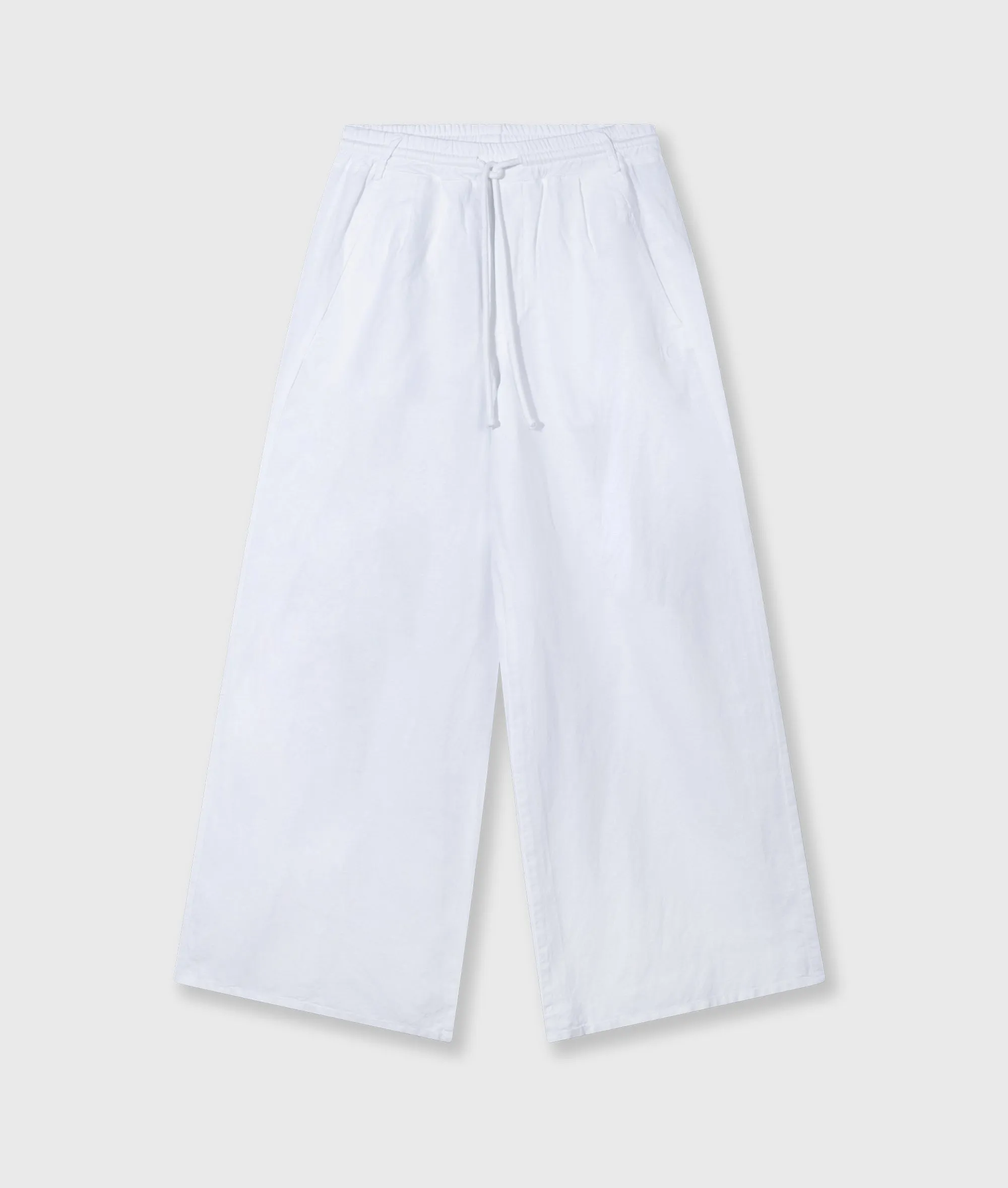 cotton linen pants | white sold by 10days product image thumbnail 5