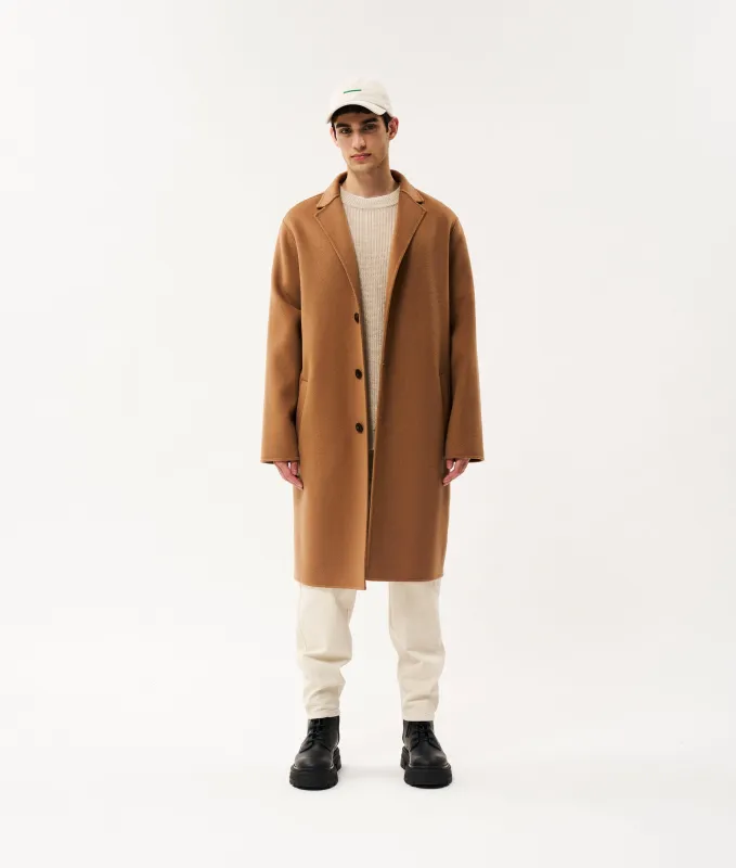 Brighton soft wool coat | camel made by 10days
