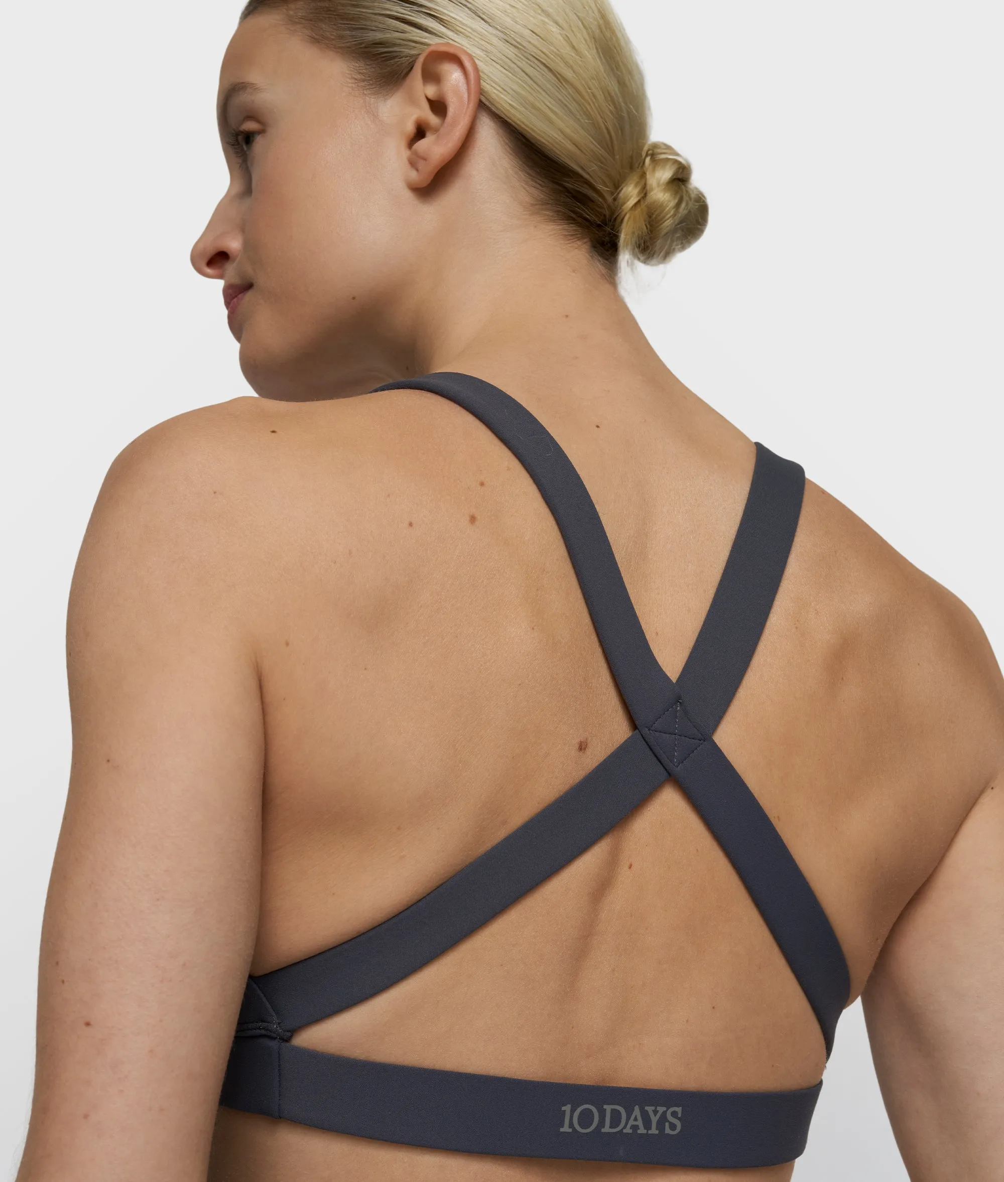 sporty bra | steel blue sold by 10days product image thumbnail 2