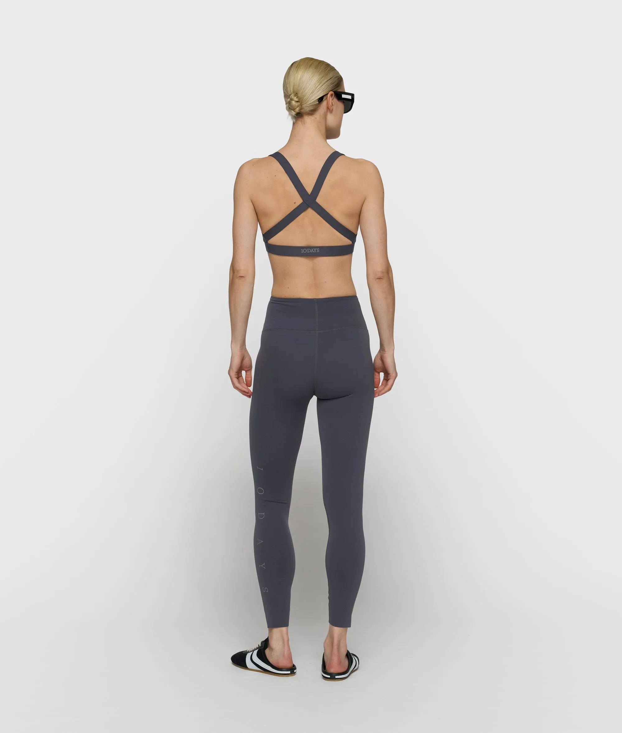 sporty bra | steel blue sold by 10days product image thumbnail 4