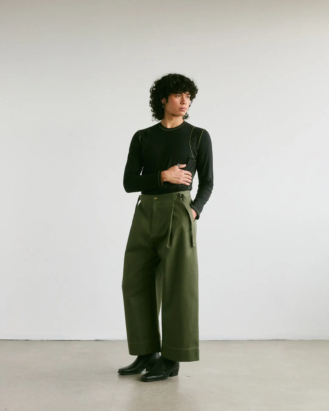 Dario Trousers — Khaki sold by Veri