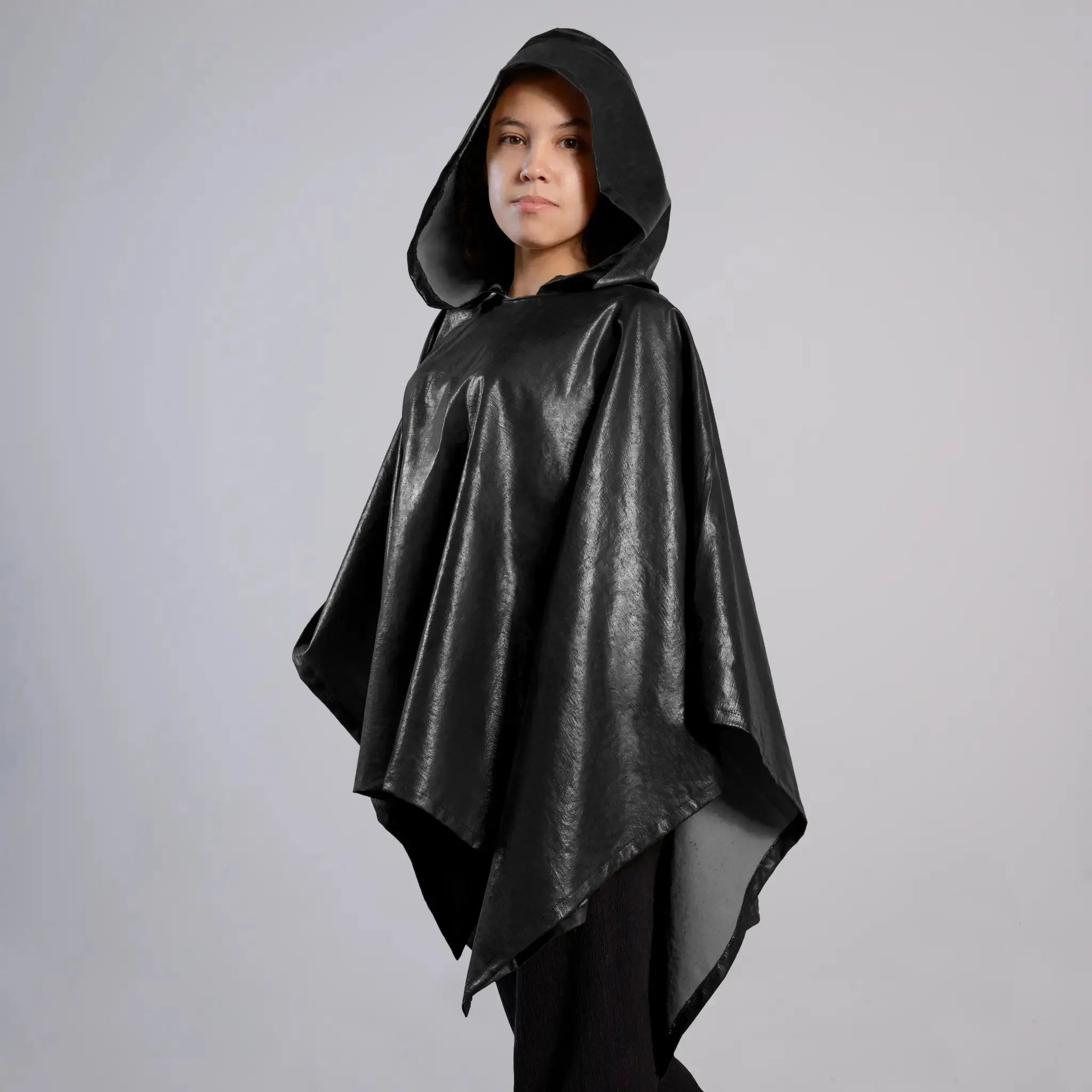Plastic-Free Waterproof Hooded Rain Poncho sold by Arms of Andes product image thumbnail 2