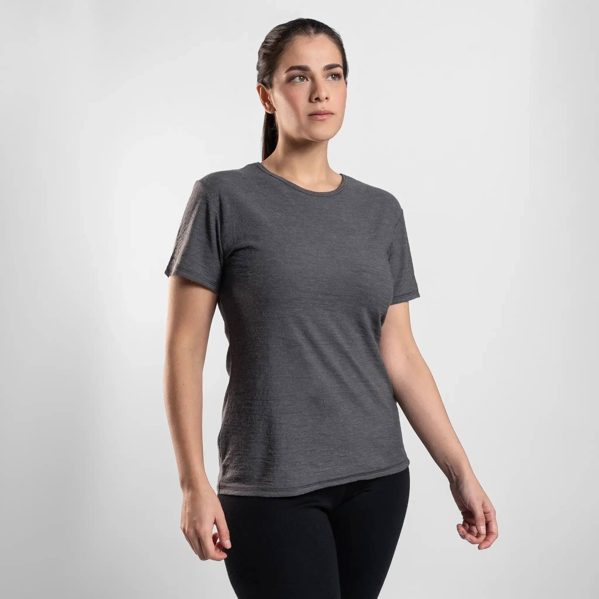 Women's Alpaca Wool Running T-Shirt: 160 Ultralight sold by Arms of Andes product image thumbnail 5