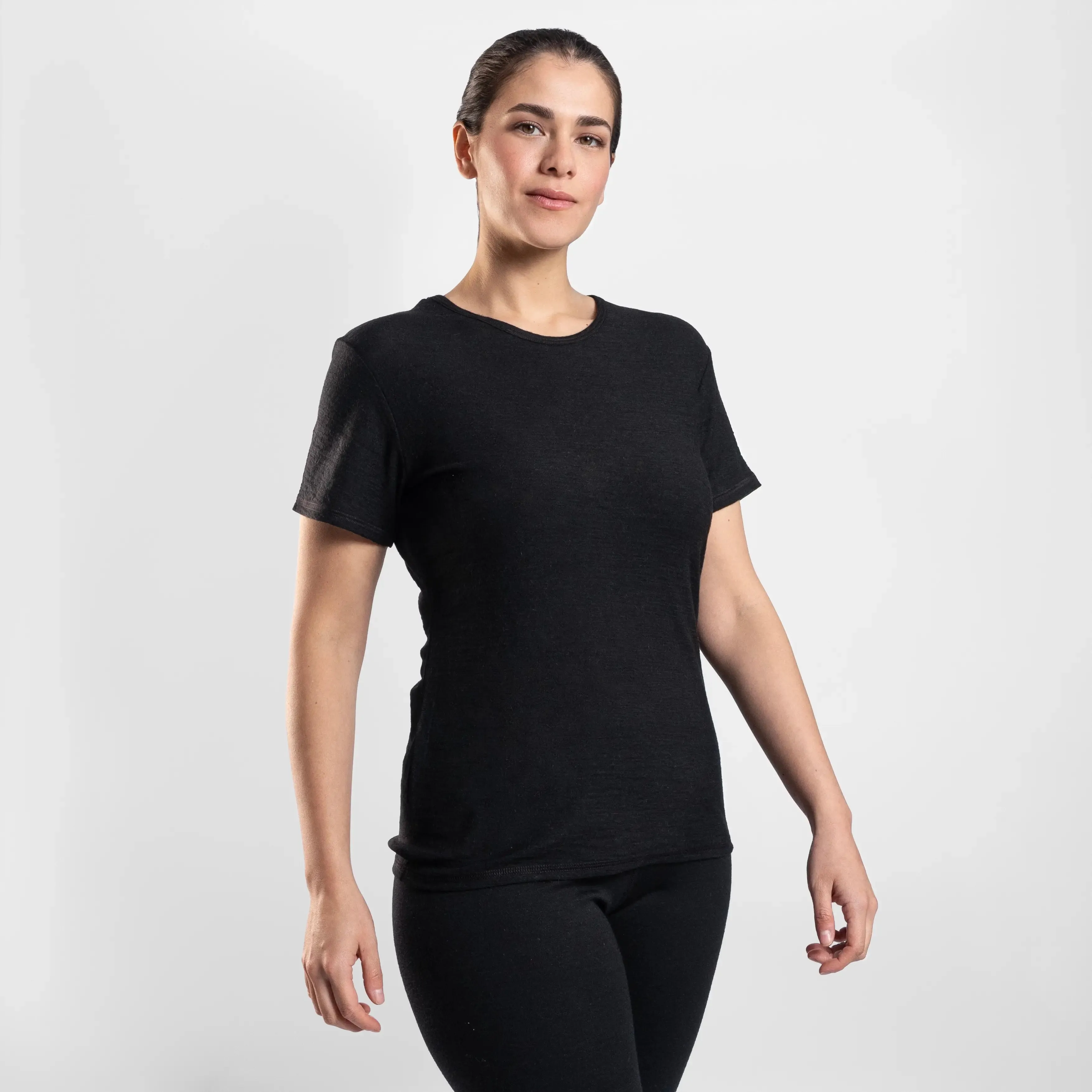 Women's Alpaca Wool Running T-Shirt: 160 Ultralight sold by Arms of Andes product image thumbnail 2