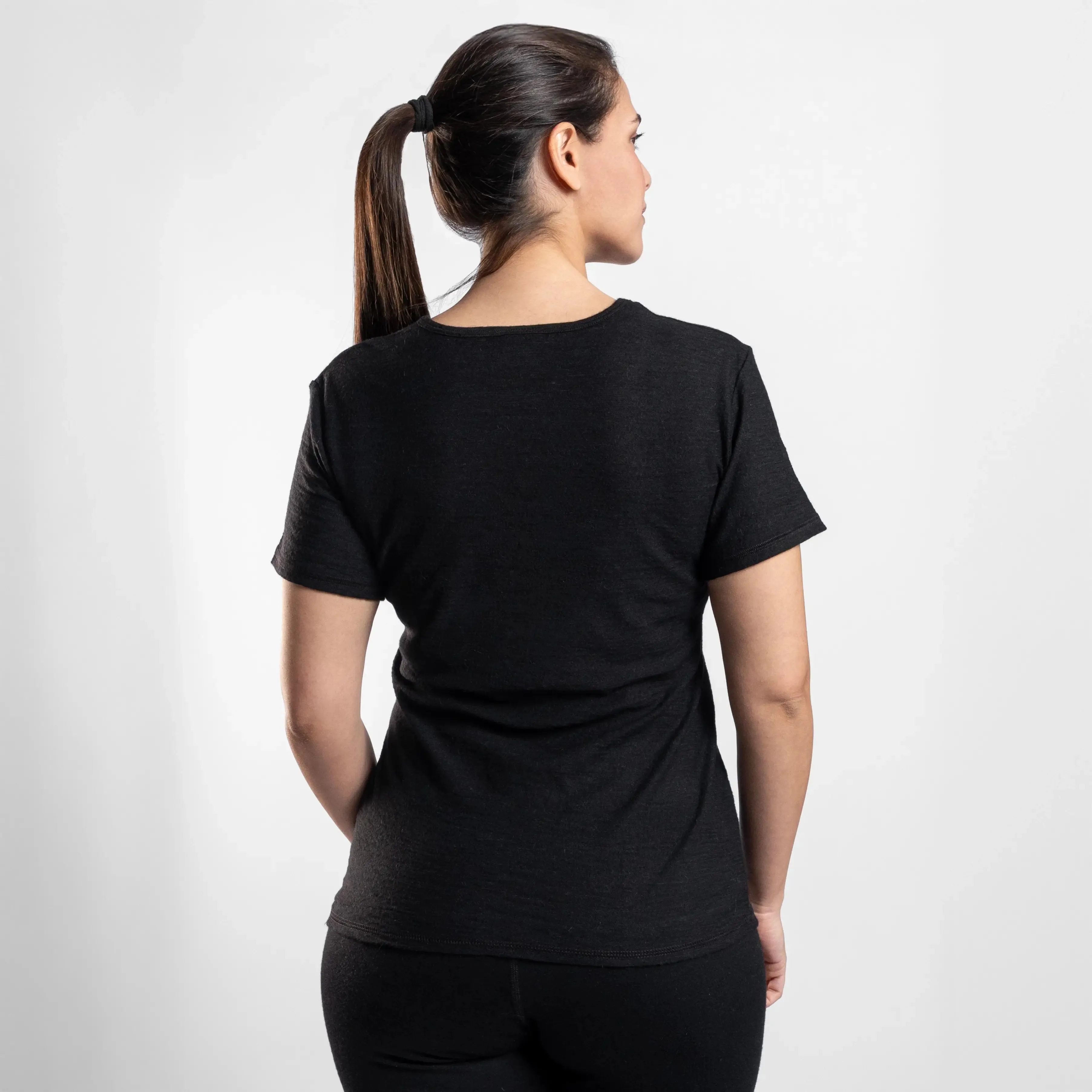 Women's Alpaca Wool Running T-Shirt: 160 Ultralight sold by Arms of Andes product image thumbnail 3