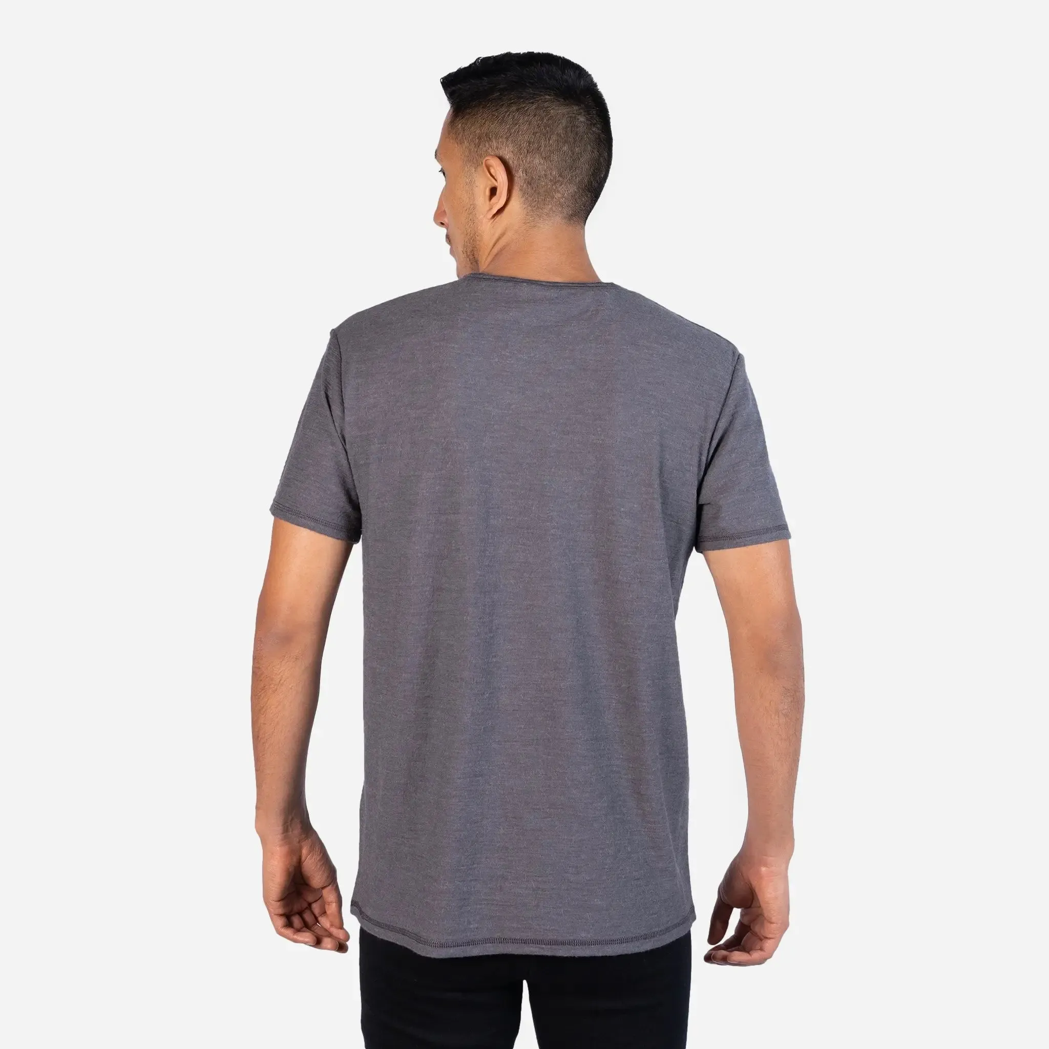 Men's Alpaca Wool Hiking T-Shirt: 160 Ultralight - Relaxed Fit sold by Arms of Andes product image thumbnail 5