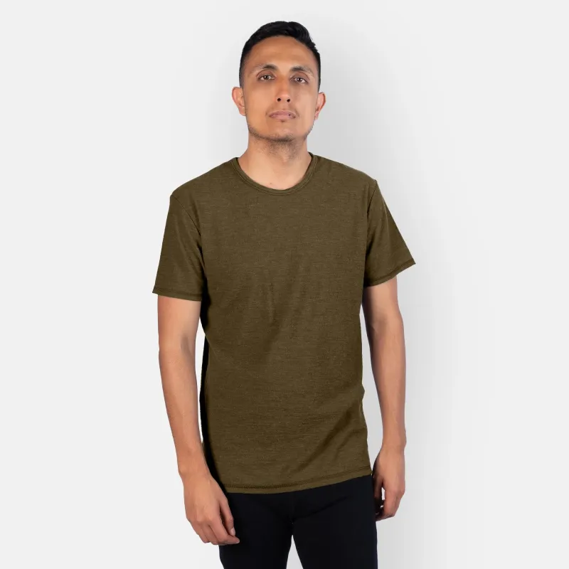 Men's Alpaca Wool Hiking T-Shirt: 160 Ultralight - Relaxed Fit sold by Arms of Andes