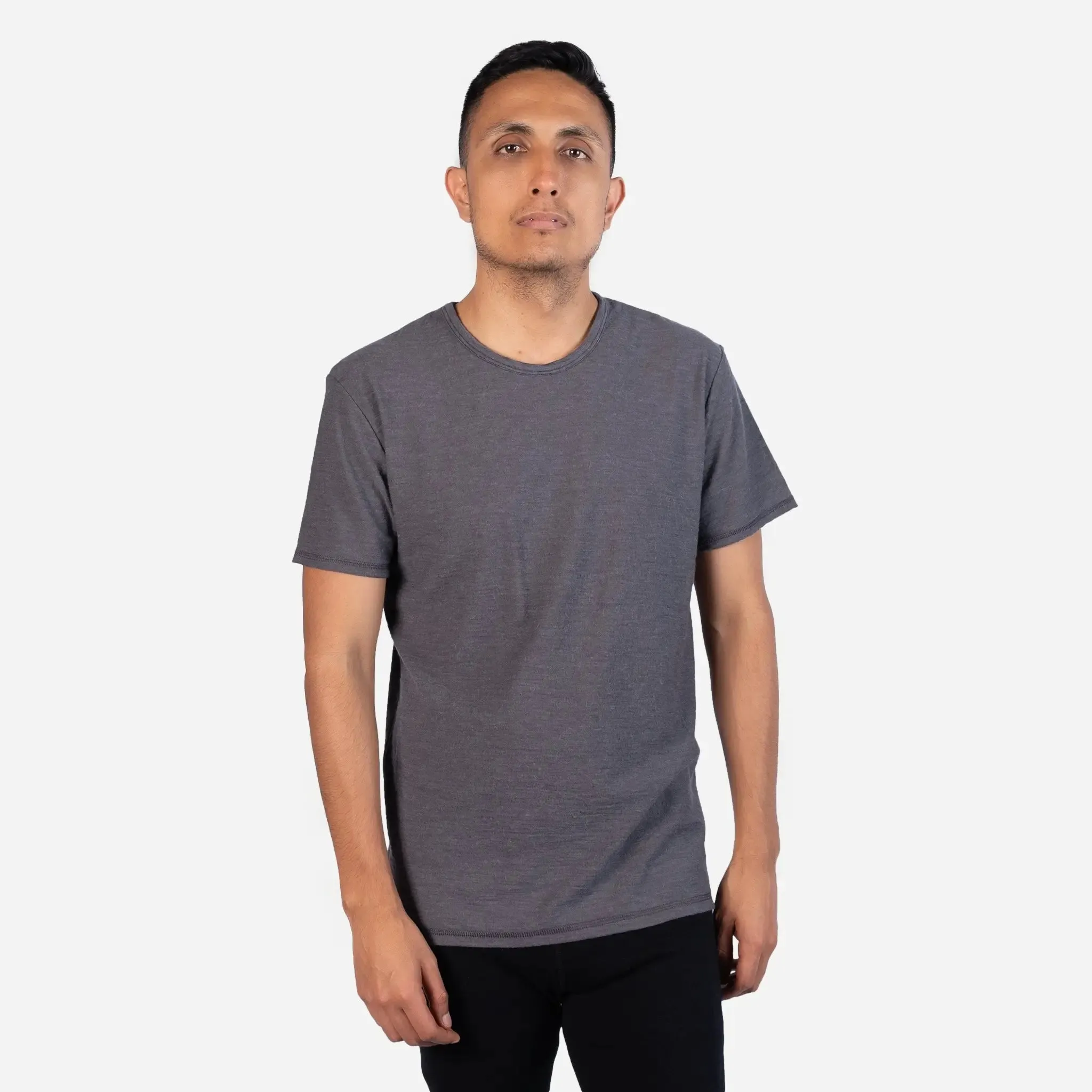 Men's Alpaca Wool Hiking T-Shirt: 160 Ultralight - Relaxed Fit sold by Arms of Andes product image thumbnail 2