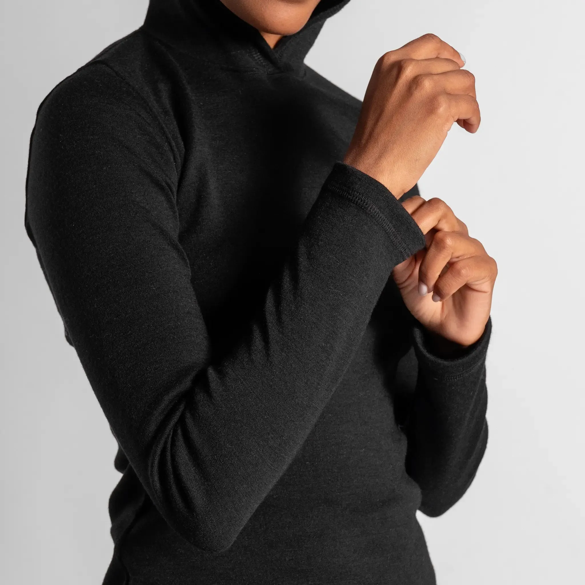 Women's Alpaca Wool Pullover Hoodie: 300 Lightweight sold by Arms of Andes product image thumbnail 4