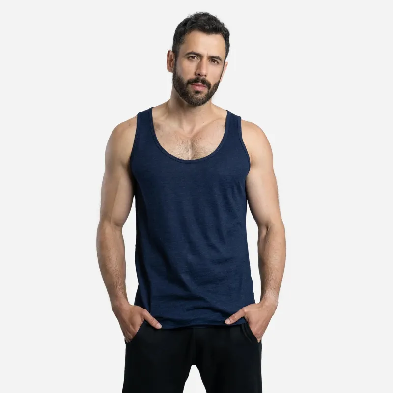 Men's Alpaca Wool Tank Top: 160 Ultralight sold by Arms of Andes
