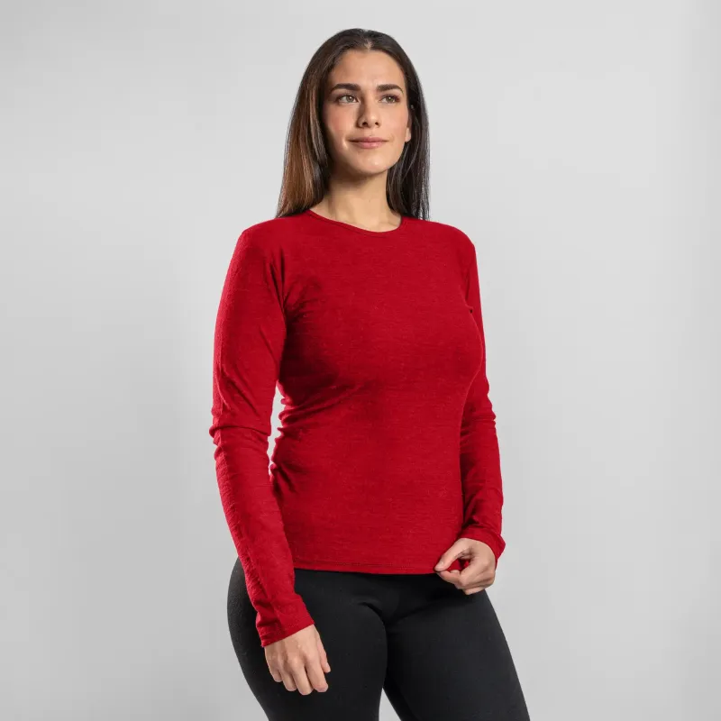 Women's Alpaca Wool Long Sleeve T-Shirt: 160 Ultralight sold by Arms of Andes