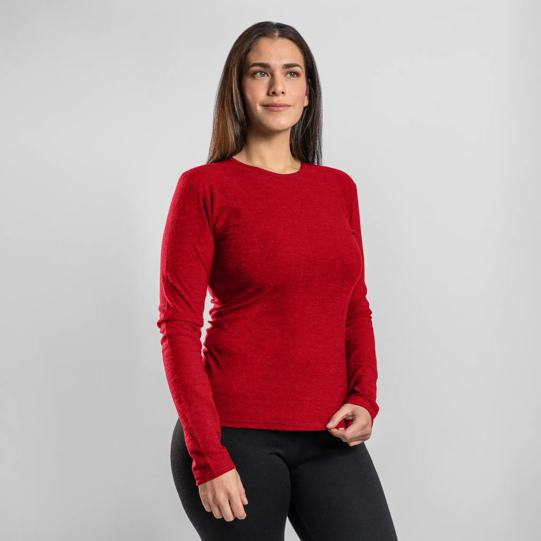 Women's Alpaca Wool Long Sleeve T-Shirt: 160 Ultralight sold by Arms of Andes