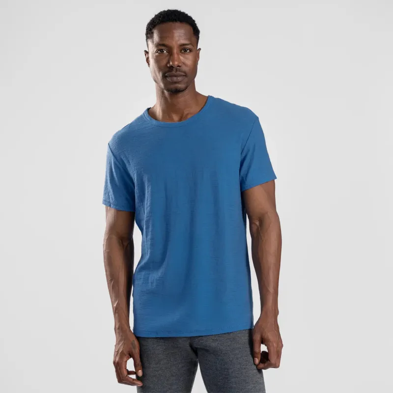 Men's Alpaca Wool T-Shirt: 160 Ultralight Crew Neck sold by Arms of Andes