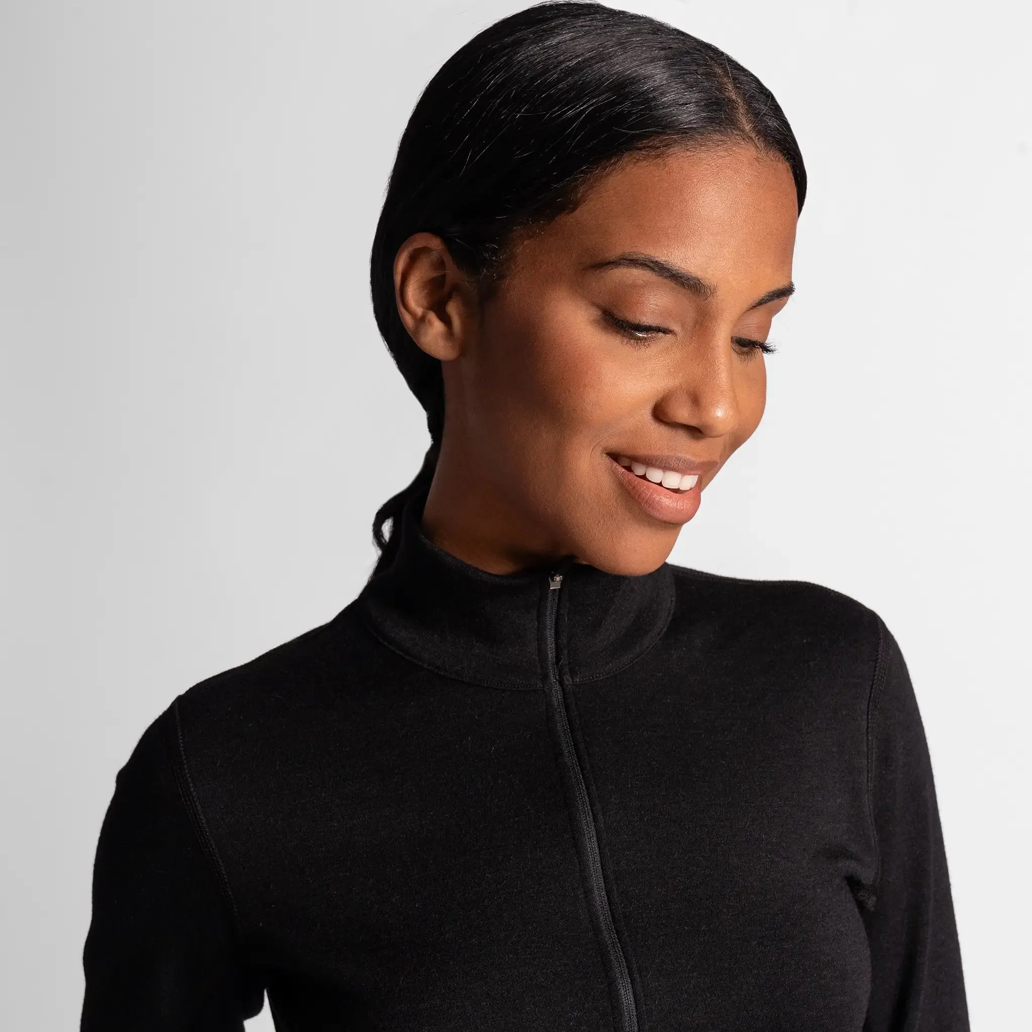 Women's Alpaca Wool Base Layer: 300 Lightweight Half-Zip sold by Arms of Andes product image thumbnail 5