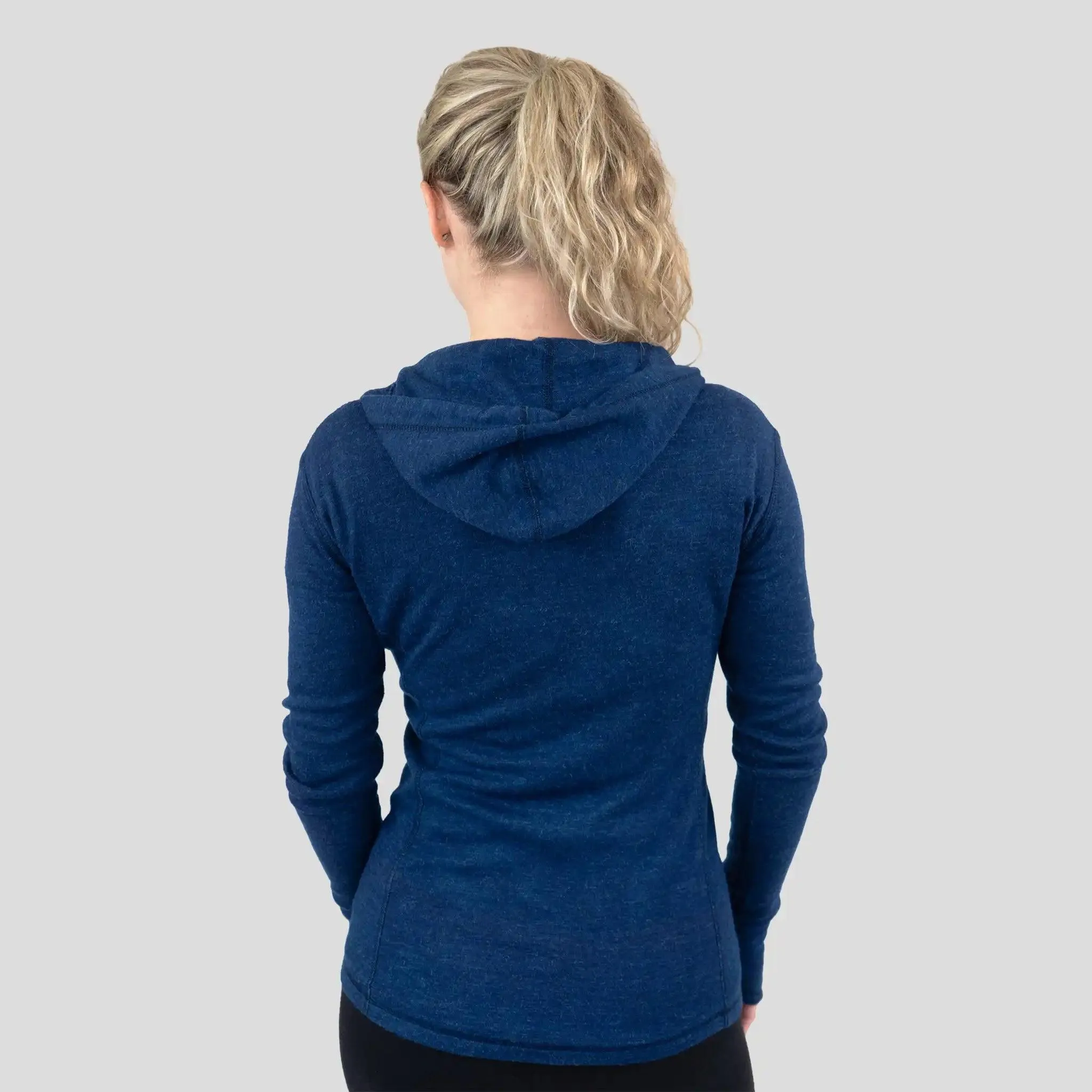 Women's Alpaca Wool Hoodie: 300 Lightweight Half-Zip sold by Arms of Andes product image thumbnail 3