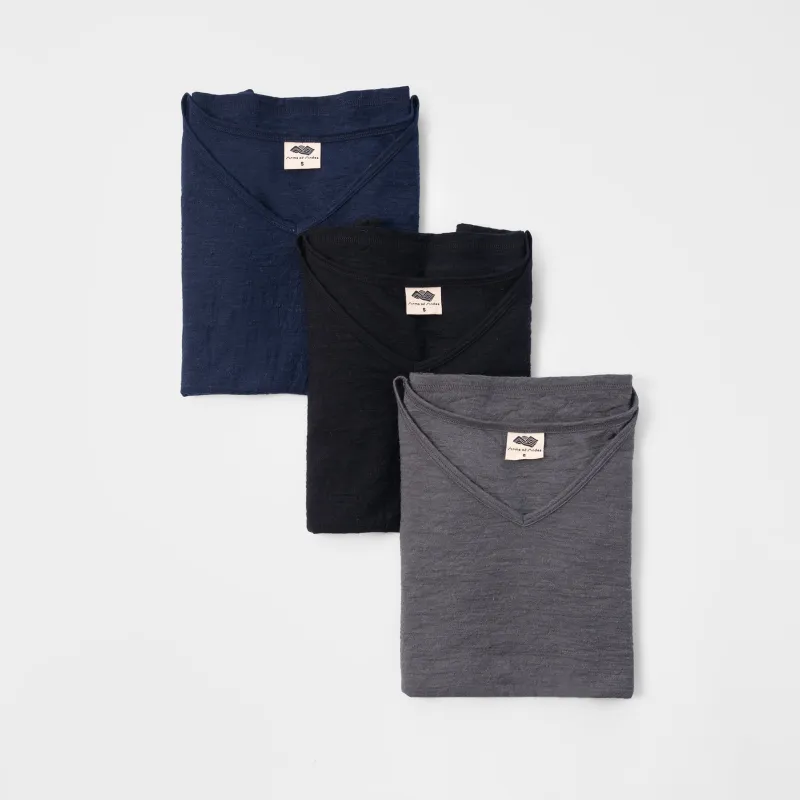 3 Pack Bundle - Women's Alpaca Wool T-Shirt: 160 Ultralight V-Neck sold by Arms of Andes