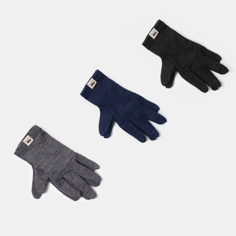 3 Pack Bundle - Unisex Alpaca Wool Glove Liners: 160 Ultralight sold by Arms of Andes