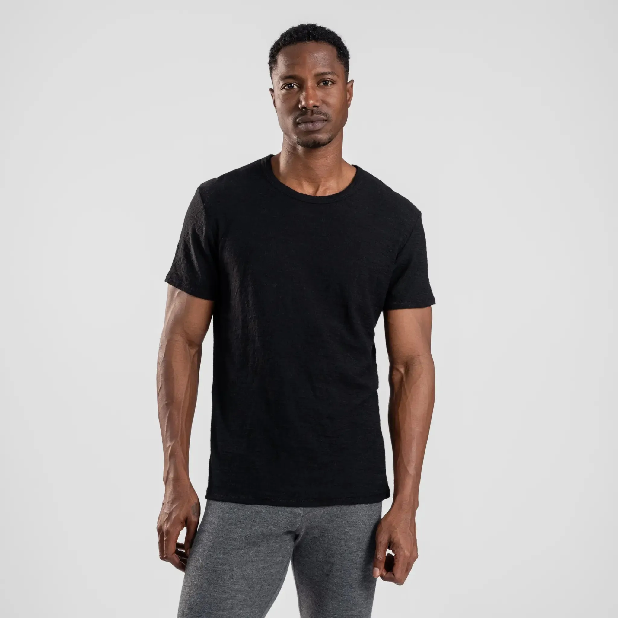 5 Pack Bundle - Men's Alpaca Wool T-Shirt: 160 Ultralight Crew Neck sold by Arms of Andes product image thumbnail 5