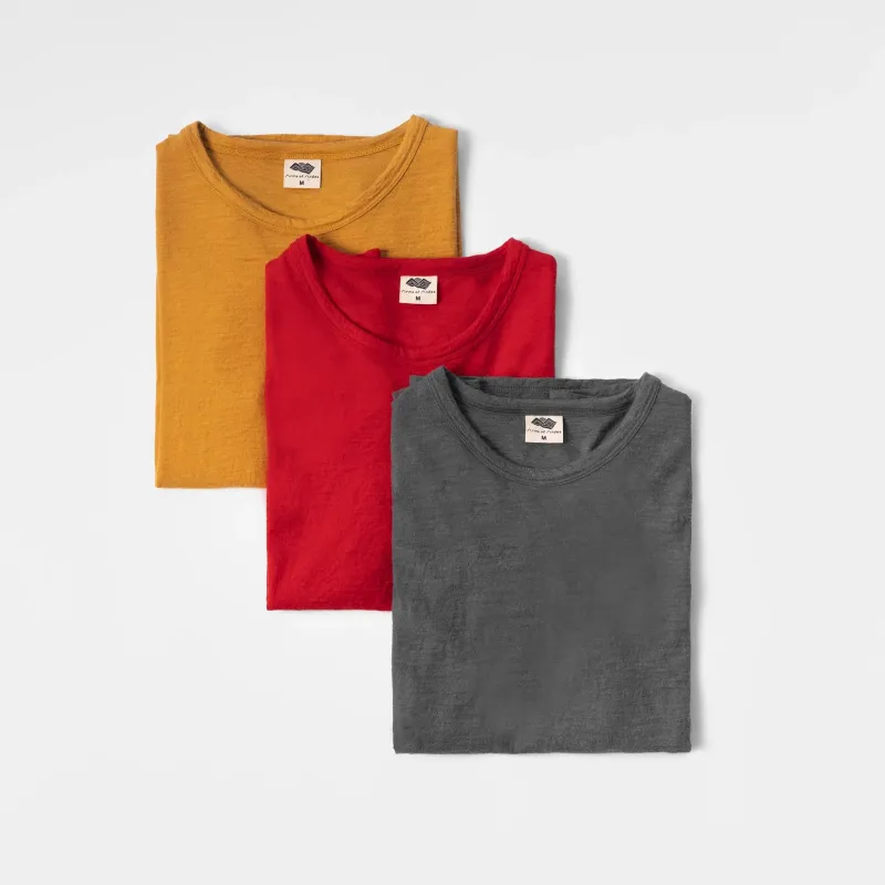 3 Pack Bundle - Men's Alpaca Wool T-Shirt: 160 Ultralight Crew Neck sold by Arms of Andes