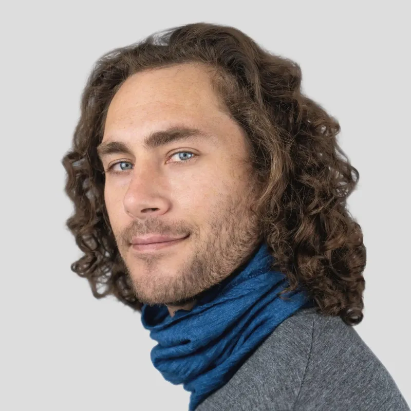 Alpaca Wool Neck Gaiter: 160 Ultralight made by Arms of Andes