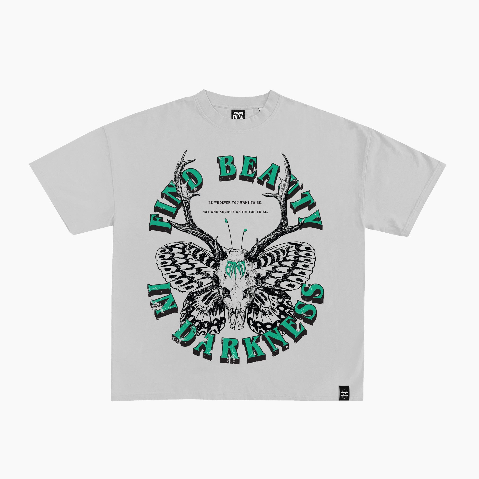 Propriety Tee - Cloud Grey sold by BIND Wear