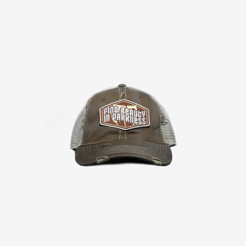 Voyager Trucker - Brown/Tan sold by BIND Wear