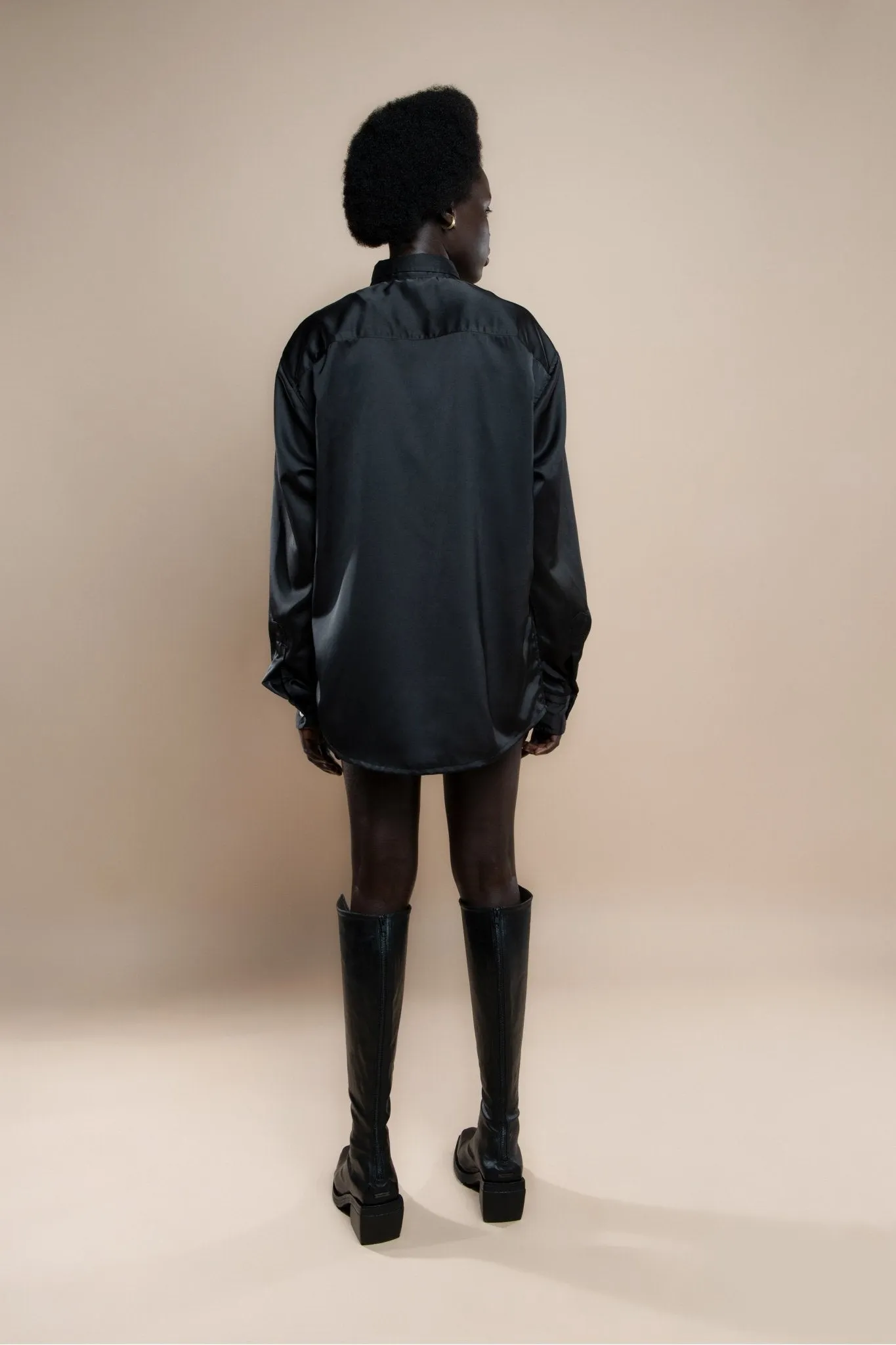 Pash Silk Oversized Shirt sold by Makara Wear product image thumbnail 3