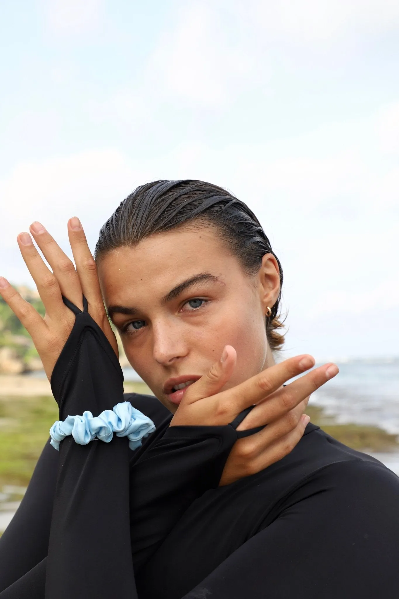 ZERO Waste Silky Satin Scrunchies sold by Makara Wear product image thumbnail 5