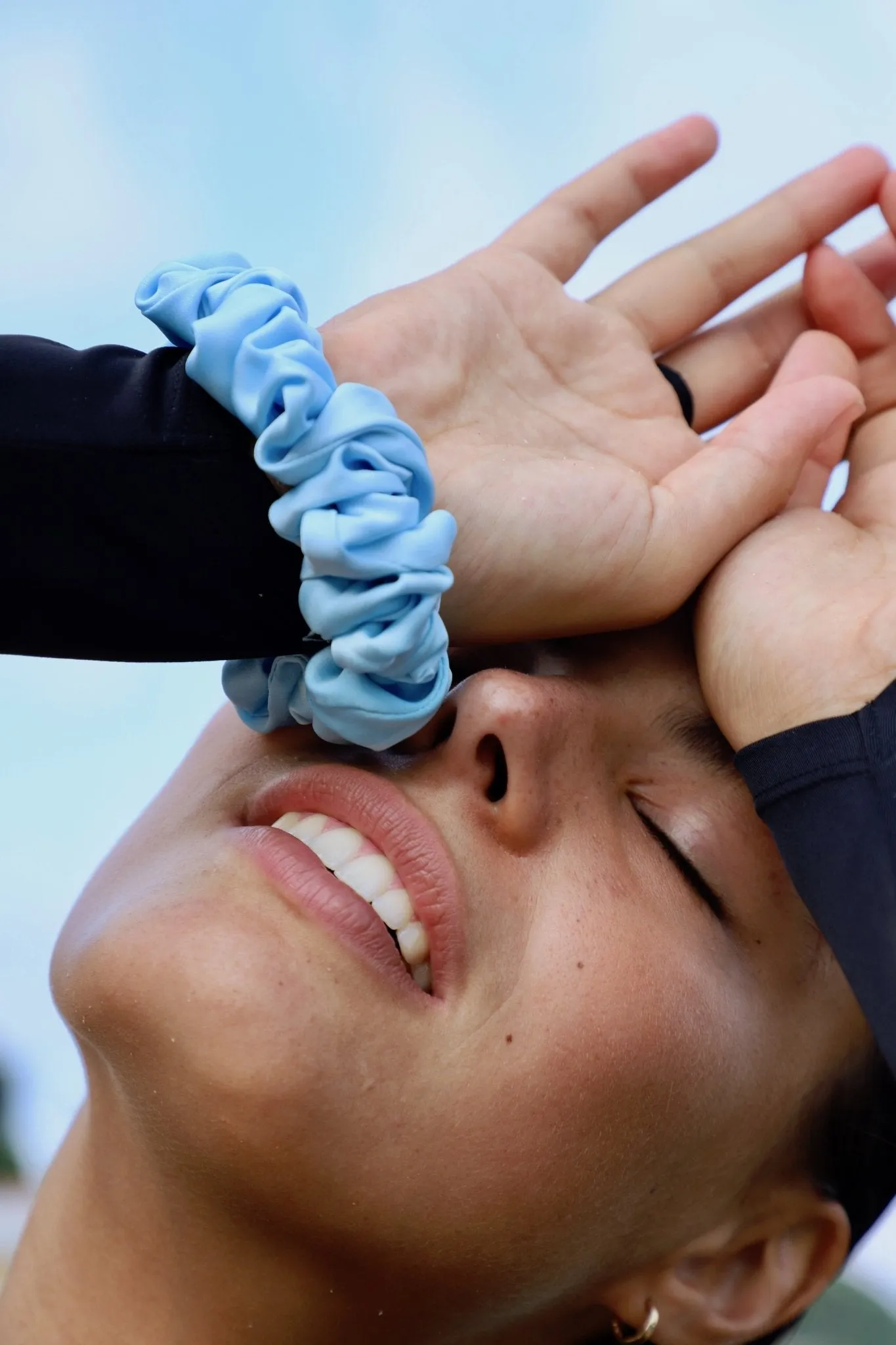 ZERO Waste Silky Satin Scrunchies sold by Makara Wear product image thumbnail 2