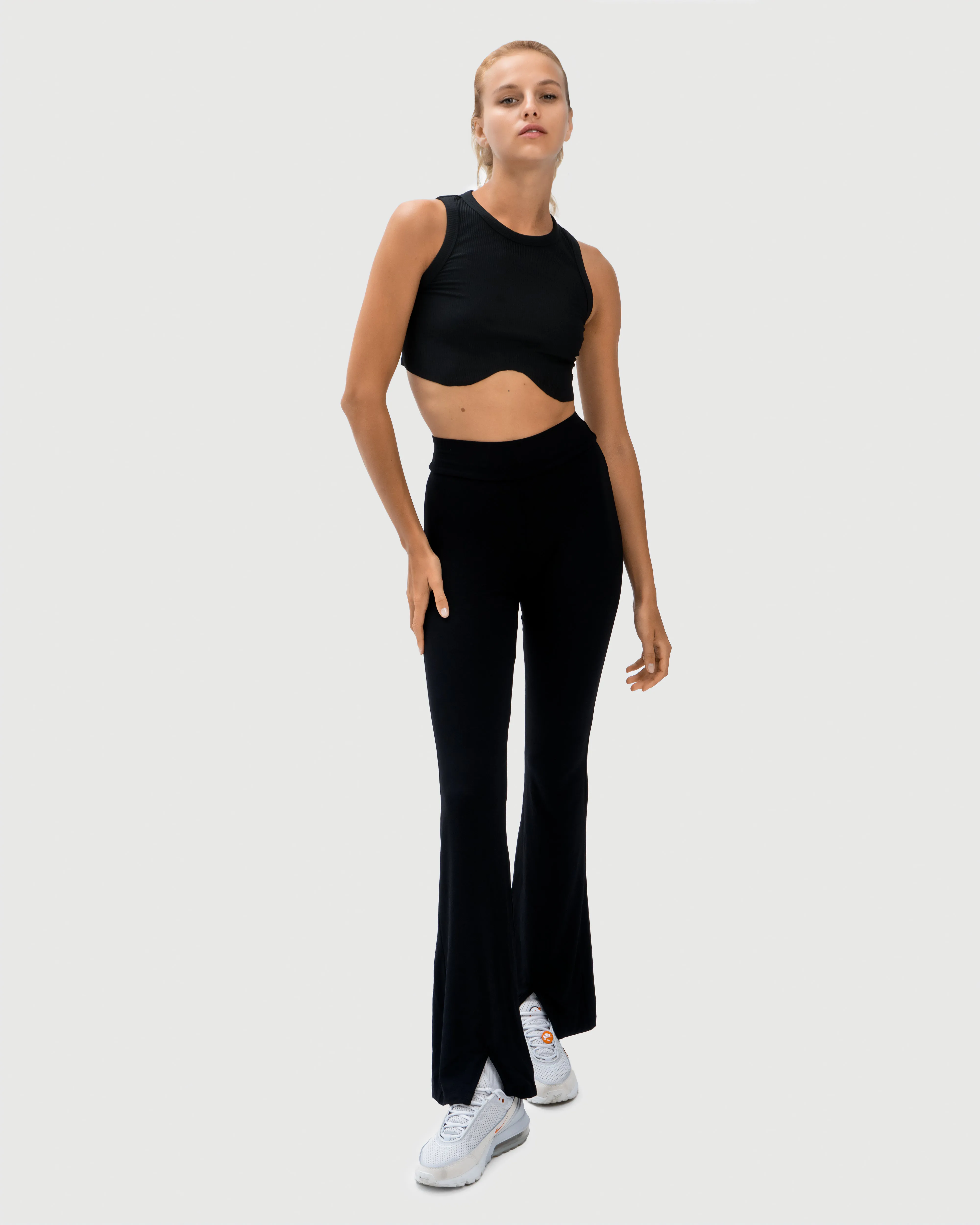Jogi High-Waisted Flute Pants sold by Makara Wear product image thumbnail 4