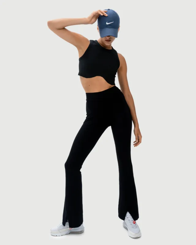 Jogi High-Waisted Flute Pants sold by Makara Wear