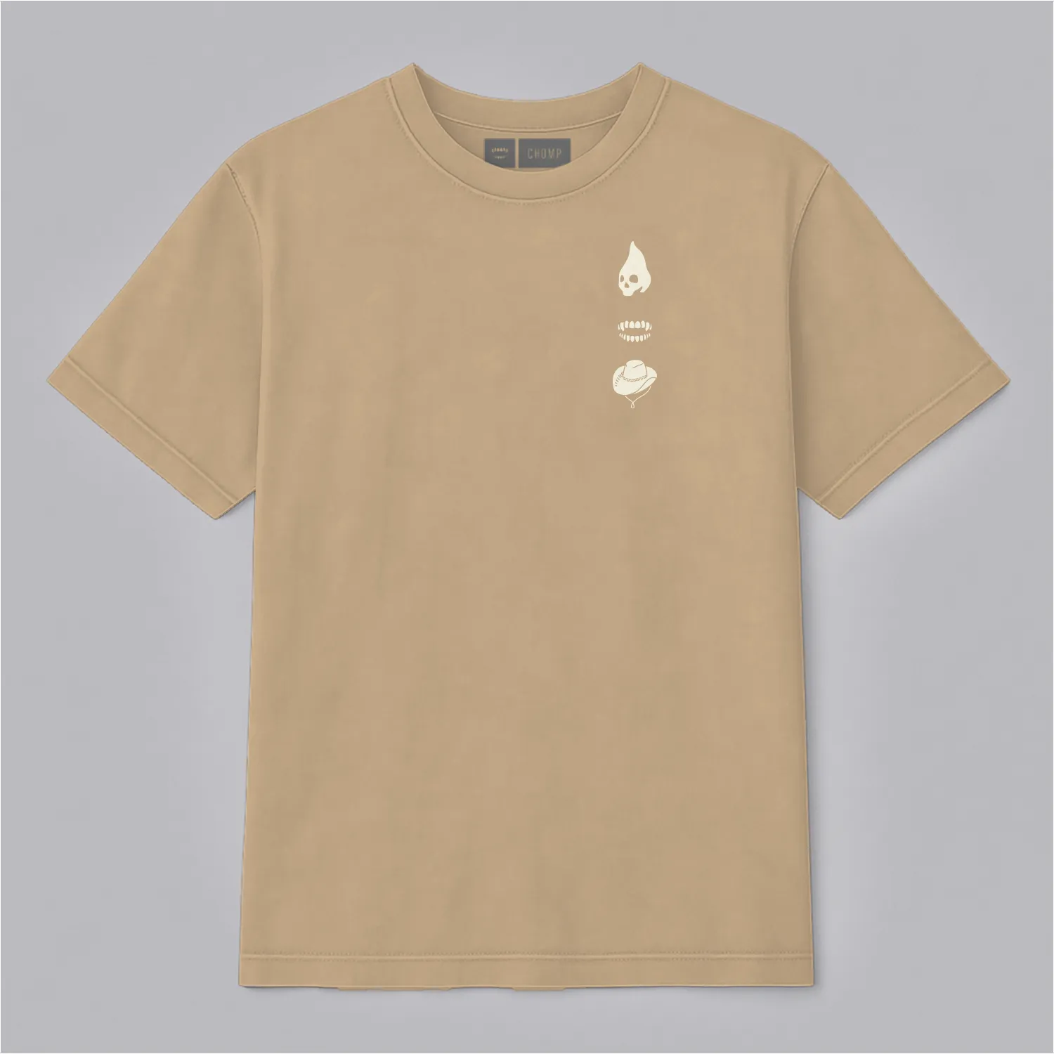 Oversized Lighter Skull Tee sold by Chomp product image thumbnail 2