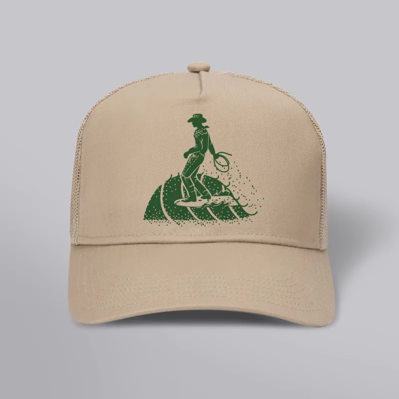 Surf Cowboy Trucker sold by Chomp