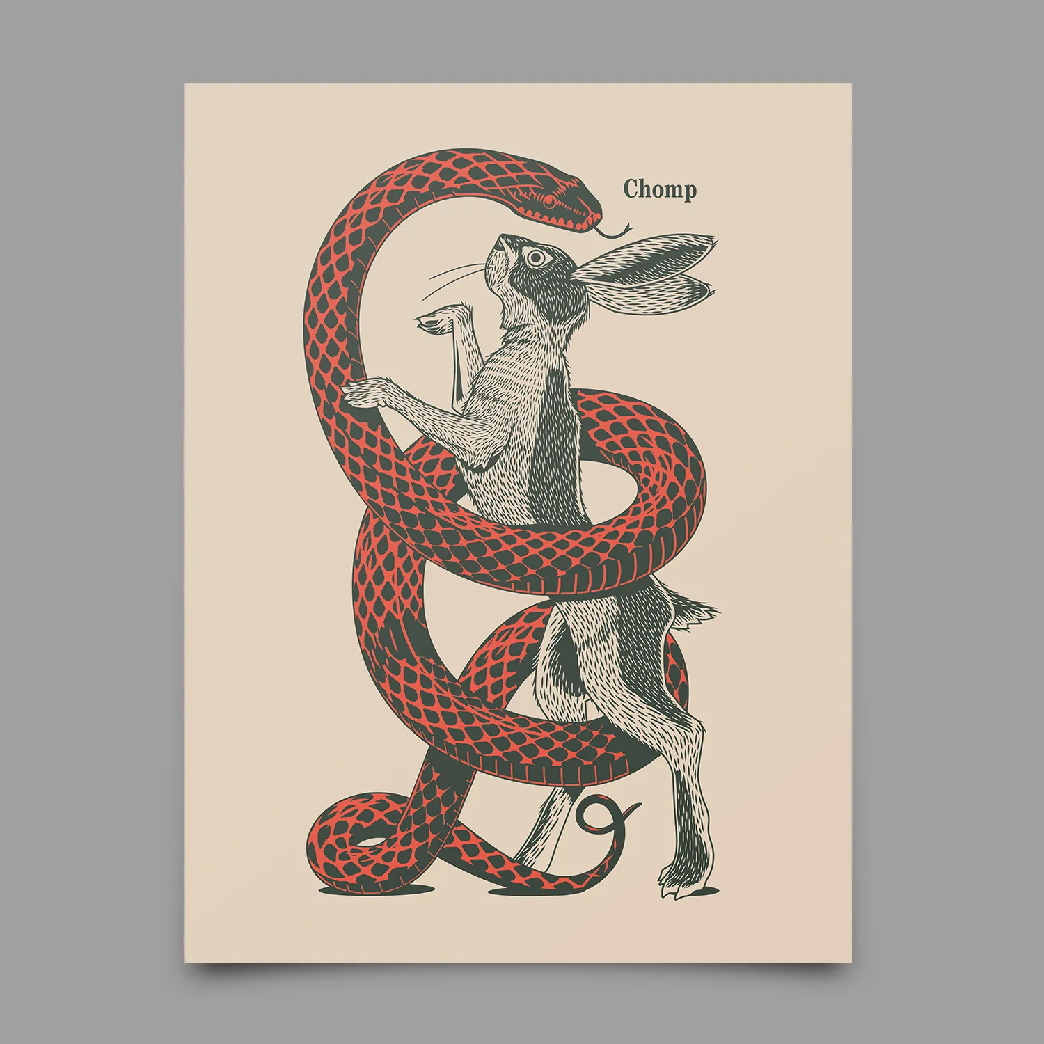 Snake Hare Print sold by Chomp product image thumbnail 3