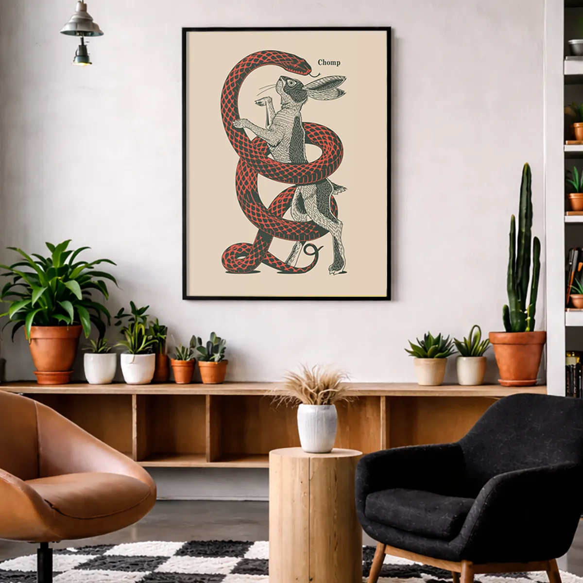 Snake Hare Print sold by Chomp product image thumbnail 2