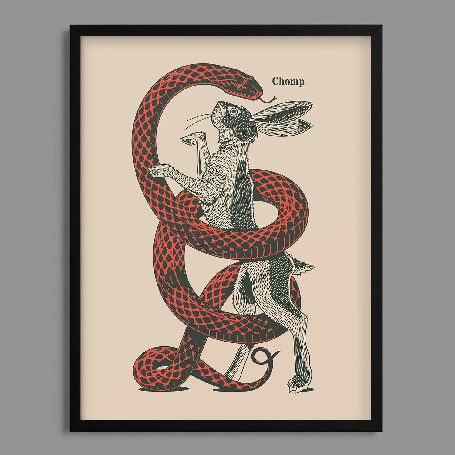 Snake Hare Print sold by Chomp product image thumbnail 4