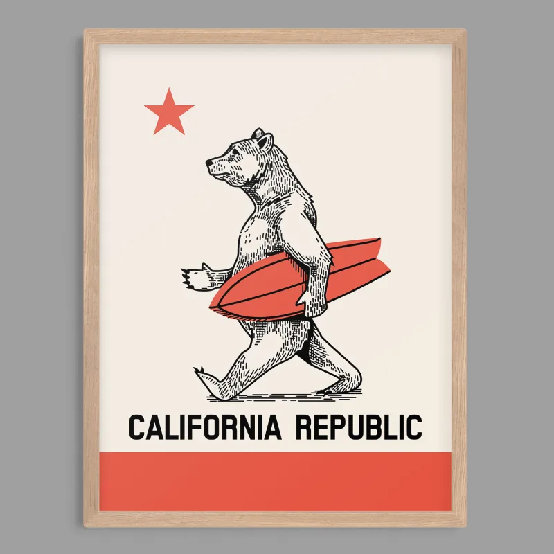 California Bear Print sold by Chomp