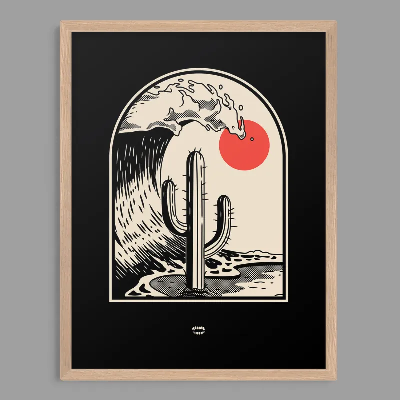 Desert Wave Print made by Chomp