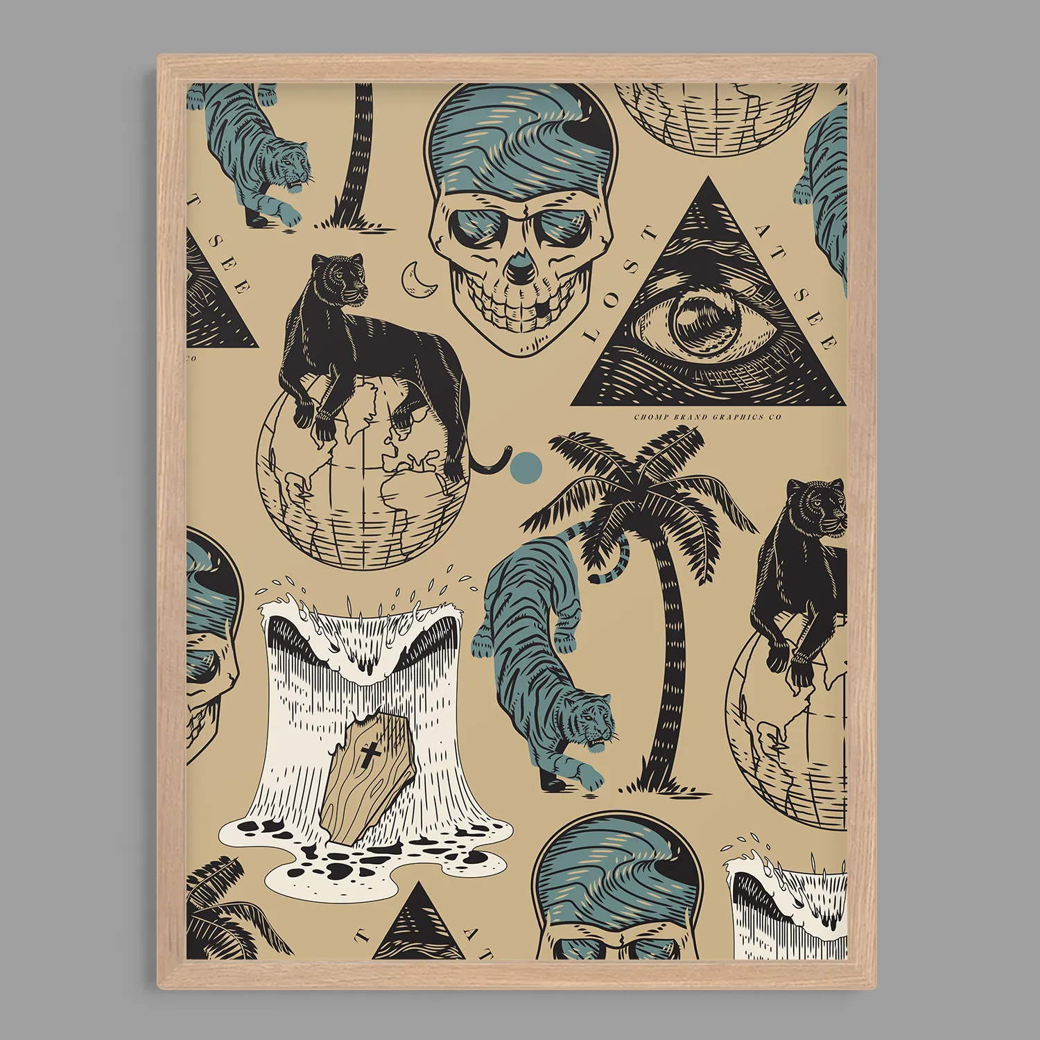 Bermuda Triangle Flash Print sold by Chomp product image thumbnail 3