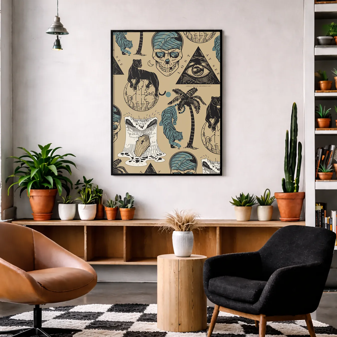 Bermuda Triangle Flash Print sold by Chomp product image thumbnail 2