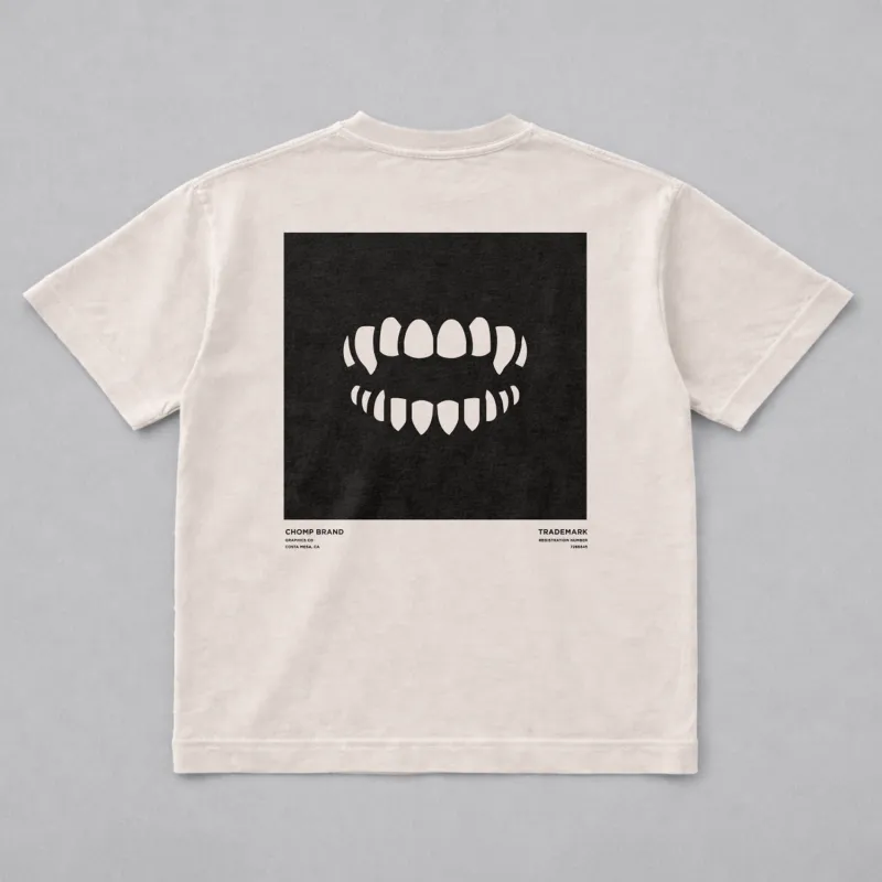Trademark Teeth Boxy Tee [pre-sale] made by Chomp