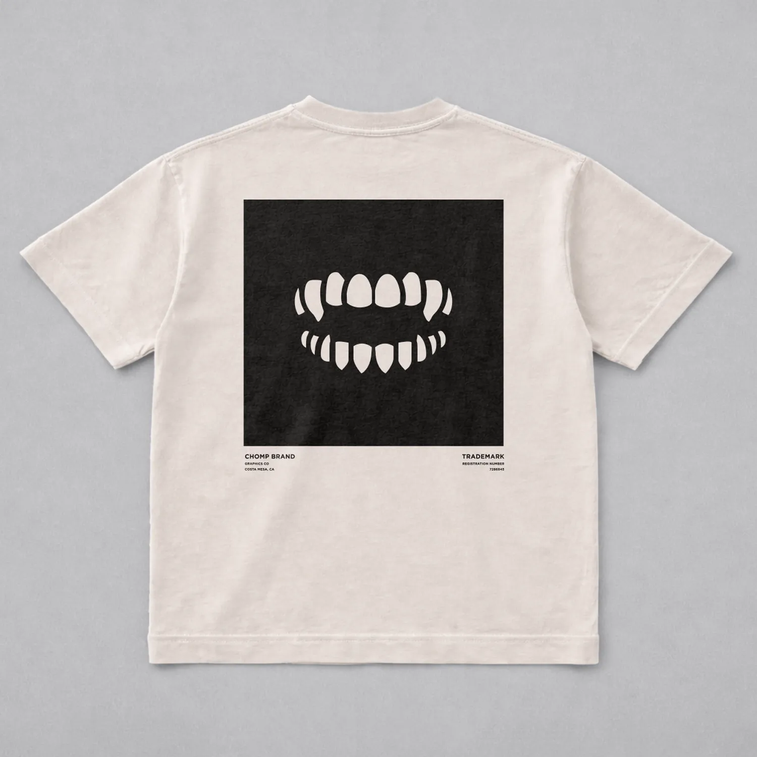 Trademark Teeth Boxy Tee sold by Chomp