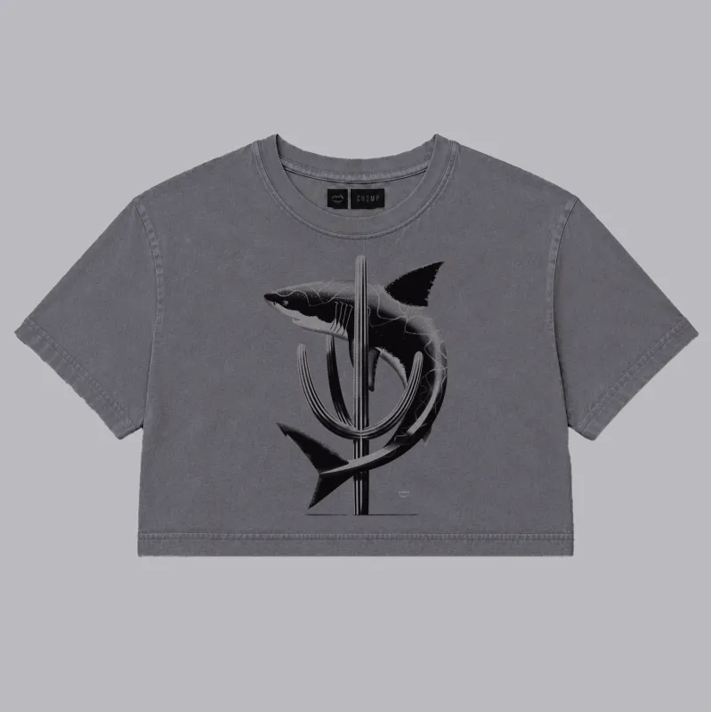 Shark Cactus Crop made by Chomp