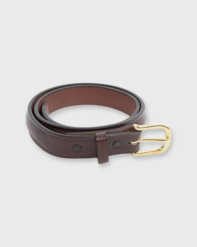 1" Bombay Stitch Belt in Havana Bridle sold by Sid Mashburn