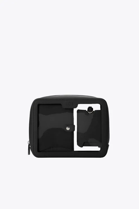 The Passport & Luggage Tag Set in Black sold by Beis