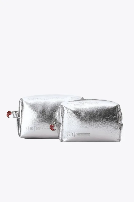 BÉIS x Chipotle The Burrito Pouch Set in Foil sold by Beis