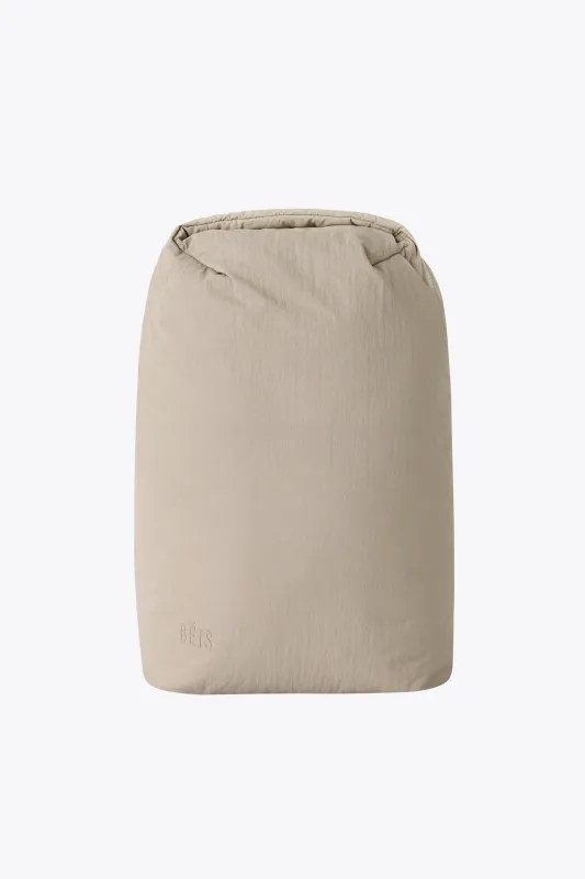 The Air Backpack in Oat sold by Beis